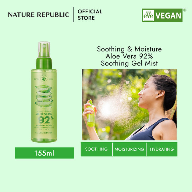 SOOTHING & MOISTURE ALOE VERA 92% SOOTHING GEL MIST