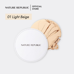 NATURE REPUBLIC NATURE ORIGIN COVER TWO WAY PACT SPF30 PA+++ 01 LIGHT BEIGE