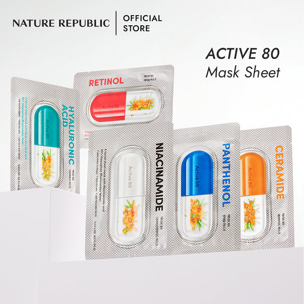 ACTIVE 80 MASK SHEET Nature Republic Philippines