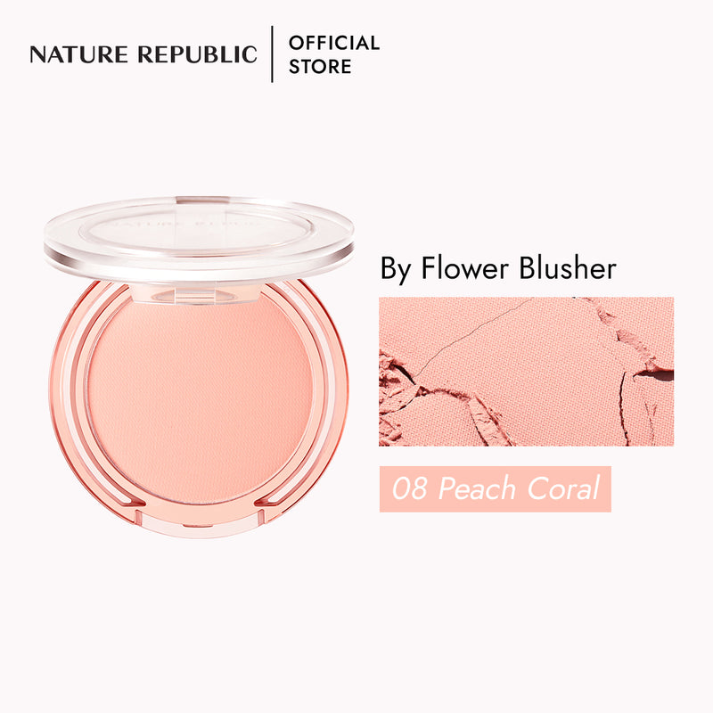 BY FLOWER BLUSHER 08 PEACH CORAL