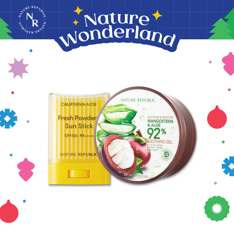 [CHRISTMAS BUNDLE] - CALIFORNIA ALOE SUN STICK + MANGOSTEEN ALOE TUB