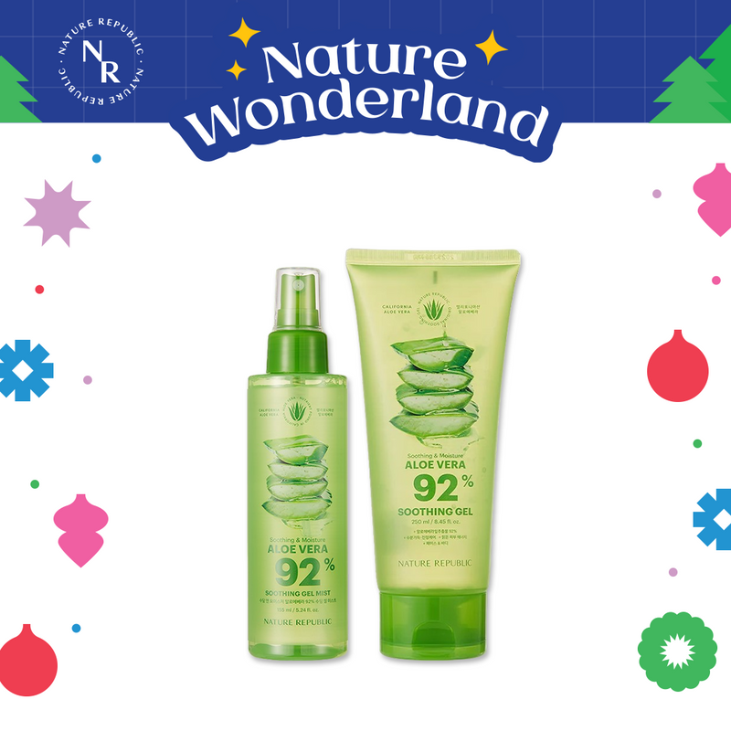 [CHRISTMAS BUNDLE] - SOOTHING & MOISTURE ALOE GEL TUBE + MIST