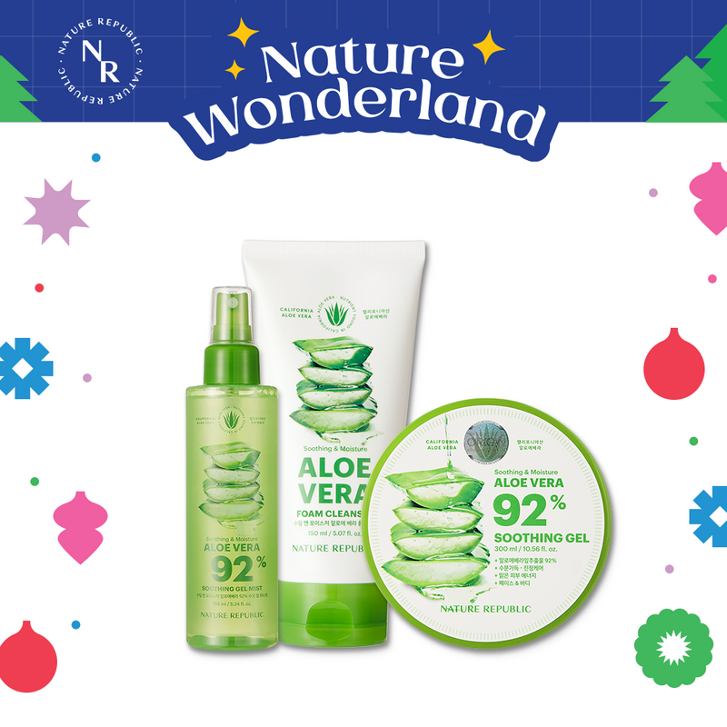 [CHRISTMAS BUNDLE] -  SOOTHING & MOISTURE ALOE GEL  SPECIAL SET