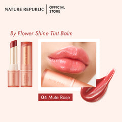 BY FLOWER SHINE TINT BALM 04 MUTE ROSE