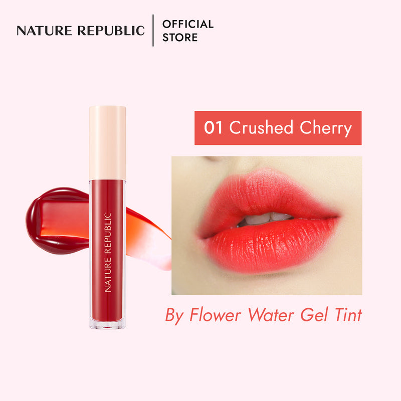 BY FLOWER WATER GEL TINT 01 CRUSHED CHERRY