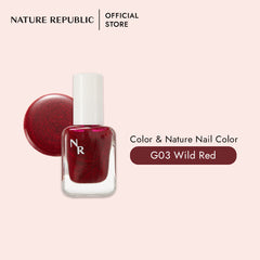 COLOR & NATURE NAIL COLOR G03 WILD RED