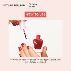 COLOR & NATURE NAIL COLOR G03 WILD RED