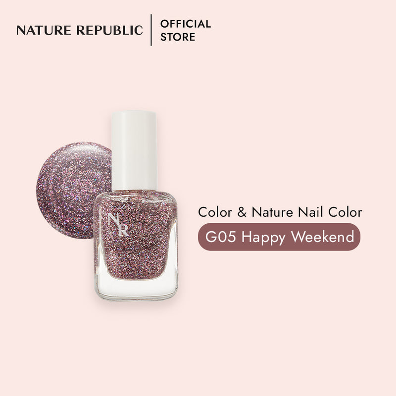 COLOR & NATURE NAIL COLOR HAPPY WEEKEND