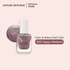 COLOR & NATURE NAIL COLOR HAPPY WEEKEND