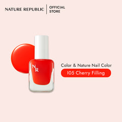 COLOR & NATURE NAIL COLOR I05 CHERRY FILLING