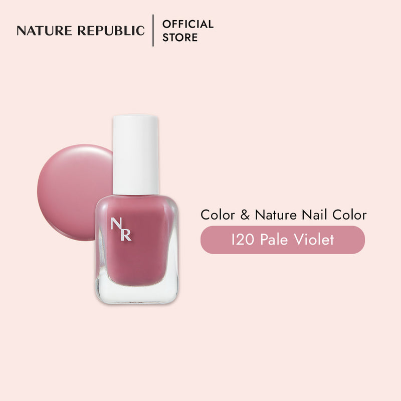 COLOR & NATURE NAIL COLOR PALE VIOLET