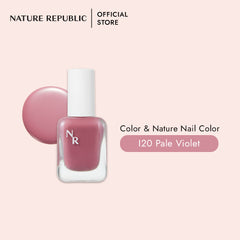 COLOR & NATURE NAIL COLOR PALE VIOLET