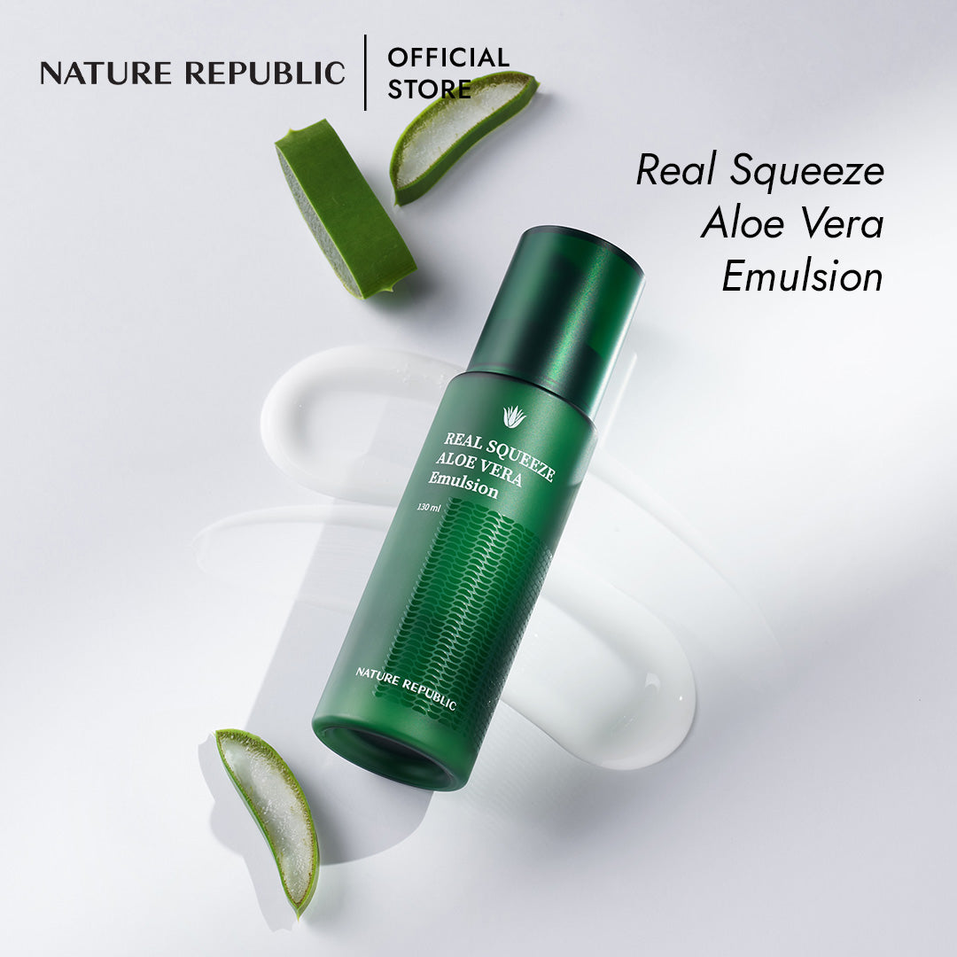 Real Emulsion Nature Republic Real Squeeze Aloe Vera Emulsion - Shop Online at Nature ...