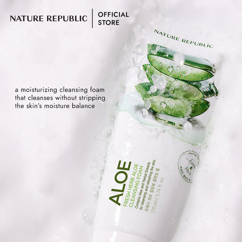 FRESH HERB ALOE CLEANSING FOAM