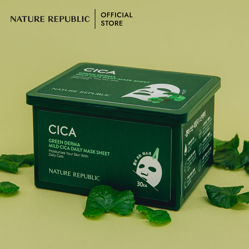 GREEN DERMA MILD CICA DAILY MASK SHEET