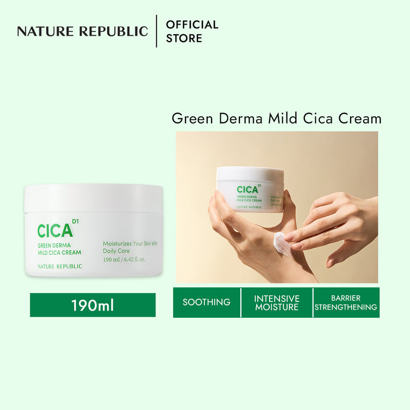 NATURE REPUBLIC GREEN DERMA MILD CICA CREAM