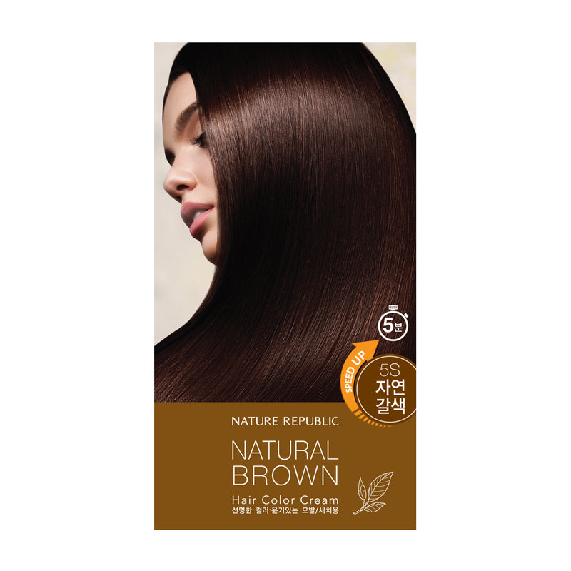HAIR & NATURE HAIR COLOR CREAM 5S NATURAL BROWN