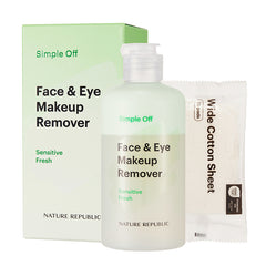 SIMPLE OFF FACE & EYE MAKEUP REMOVER SENSITIVE FRESH SPECIAL SET