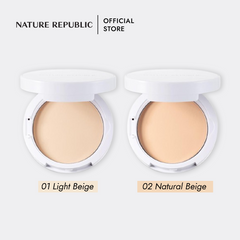 NATURE REPUBLIC NATURE ORIGIN COVER TWO WAY PACT SPF30 PA+++ 02 NATURAL BEIGE