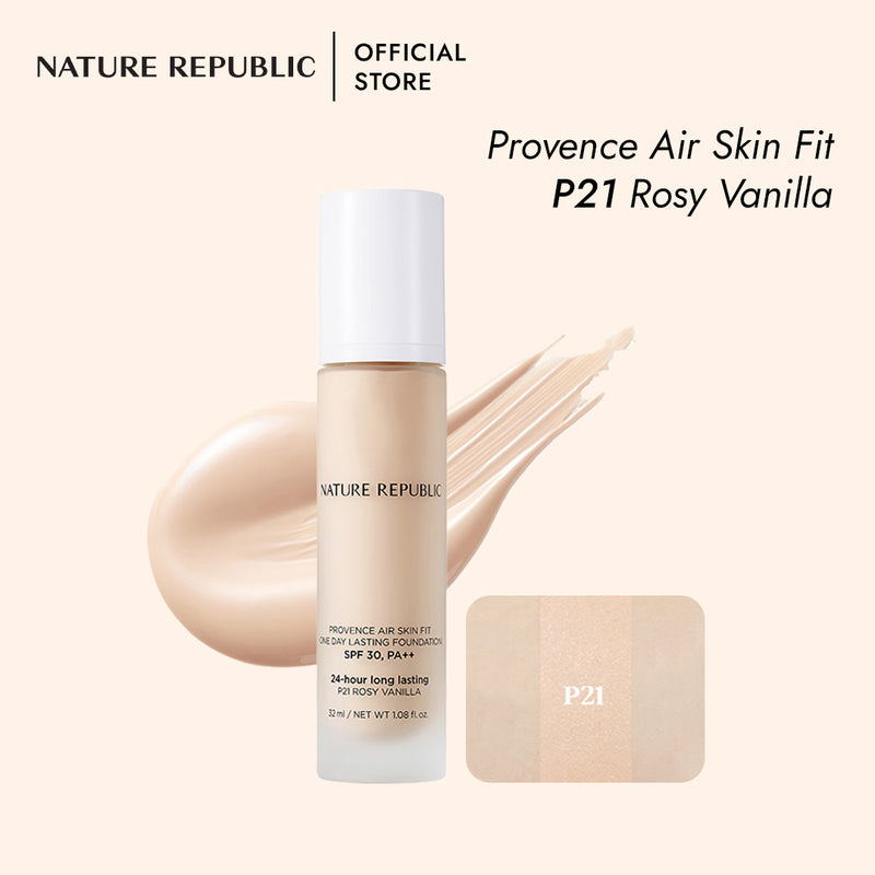 PROVENCE AIR SKIN FIT ONE DAY LASTING FOUNDATION SPF30PA++ (P21 ROSY VANILLA)