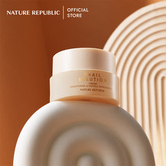 NATURE REPUBLIC SNAIL SOLUTION CREAM [BRIGHTENING & WRINKLE IMPROVEMENT]