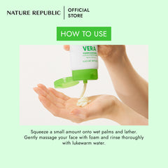 SOOTHING & MOISTURE ALOE VERA FOAM CLEANSER