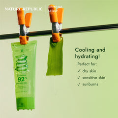 SOOTHING & MOISTURE ALOE VERA 92% SOOTHING GEL(TUBE)