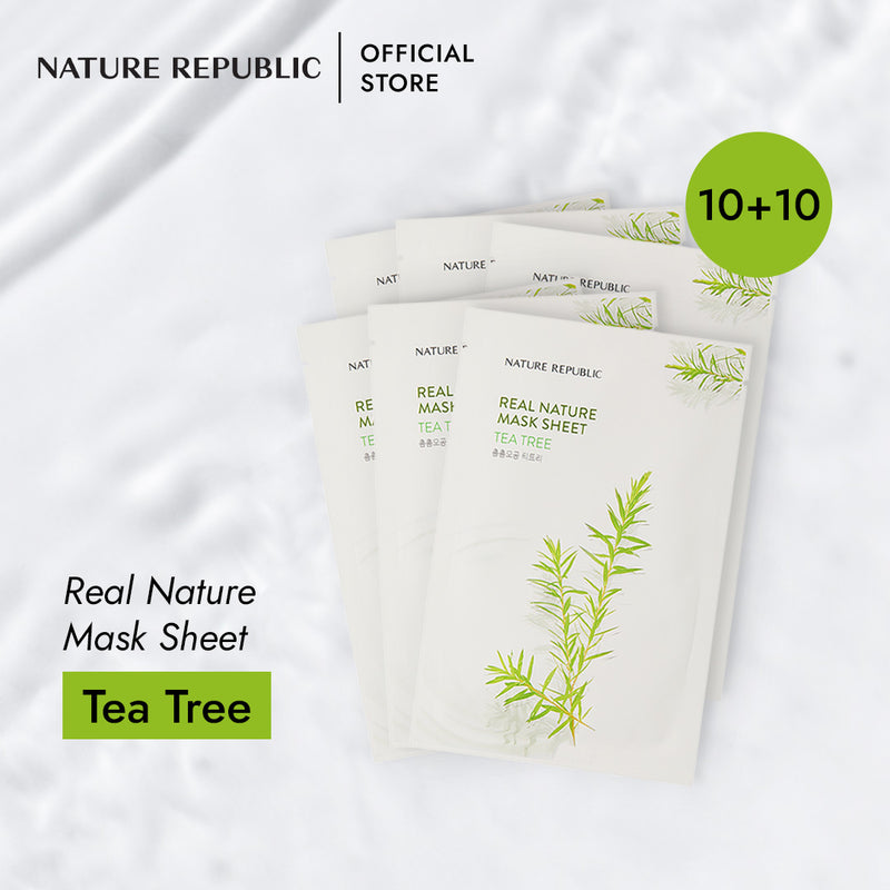 REAL NATURE TEA TREE MASK SHEET [10+10]