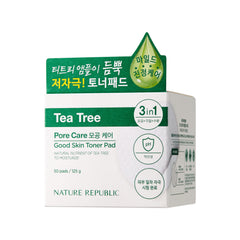 GOOD SKIN TEA TREE AMPOULE TONER PAD [50 PADS]
