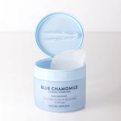 NATURAL MADE BLUE CHAMOMILE CALMING TONER PAD