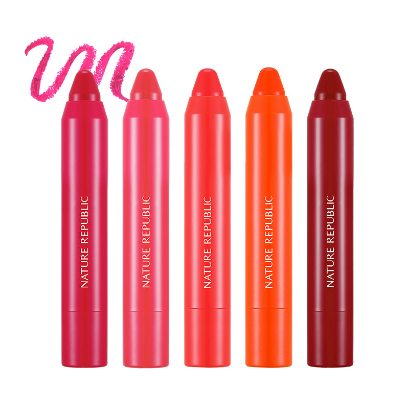 BY FLOWER ECO CRAYON LIP ROUGE 01 CANDY PINK