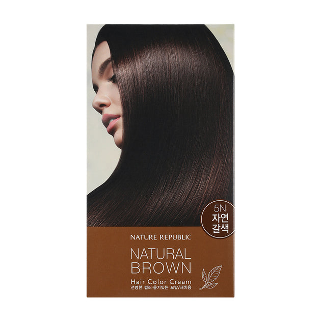 Nature Republic Hair & Nature hair Color Cream 5N Natural Brown Shop